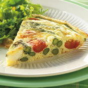 Asparagus, Tomato, and Feta Frittata