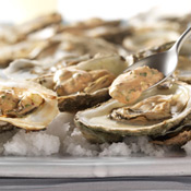Char-Grilled Oysters with Creole Remoulade