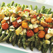 Asparagus and Tomato Salad with Feta