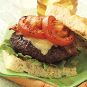 Cabernet Burgers with Rosemary Focaccia