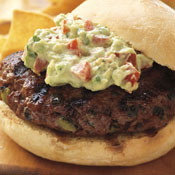 California Burgers with Guacamole Mayonnaise