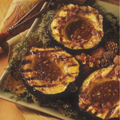 Acorn Squash with Spiced Pecan Butter