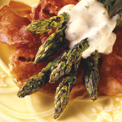 Grilled Asparagus with Prosciutto and Orange Mayonnaise