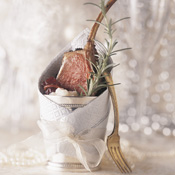Rack of Lamb with Orange-Cranberry Chutney