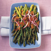 Asparagus with Sherry-Bacon Vinaigrette