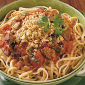 Linguine with Hot Italian Sausages