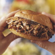 Pulled Pork Barbecue with Hot Pepper Vinegar Sauce
