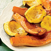 Honey and Curry-Glazed Squash