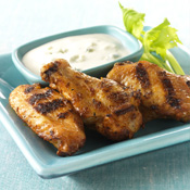 Hot Wings with Blue Cheese Dressing