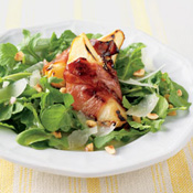 Pear and Prosciutto Salad with Champagne Vinaigrette