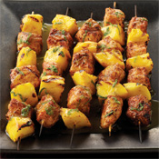 Pork and Mango Kabobs