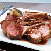Rack of Lamb with Orange-Pomegranate Syrup