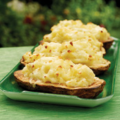 Twice-Cooked Potatoes with Wasabi