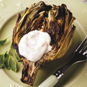 Grilled Artichokes with Garlic Mayonnaise