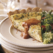 Cheesy Onion Quiche