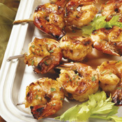Sweet and Spicy Shrimp Kabobs
