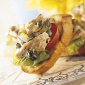 Grilled Tuna Crostini